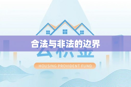 大渡口合法与非法的边界