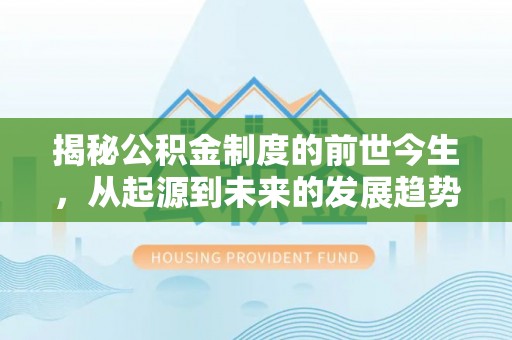 大渡口揭秘公积金制度的前世今生，从起源到未来的发展趋势
