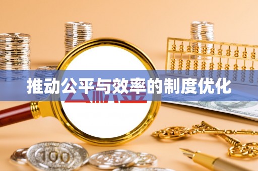 大渡口推动公平与效率的制度优化