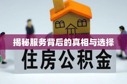大渡口揭秘服务背后的真相与选择