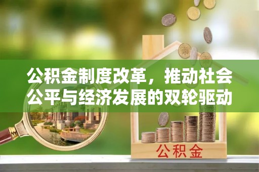 大渡口公积金制度改革，推动社会公平与经济发展的双轮驱动