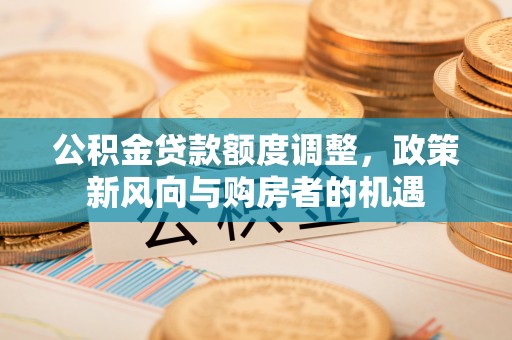 大渡口公积金贷款额度调整，政策新风向与购房者的机遇