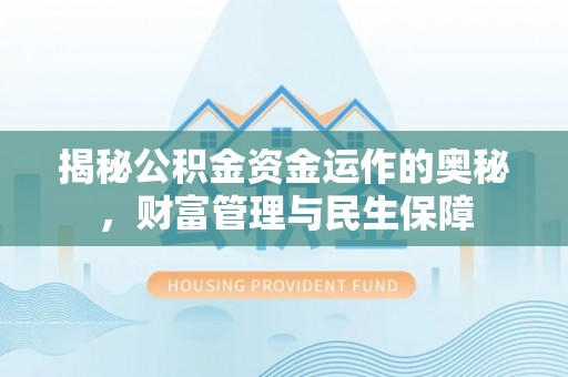 大渡口揭秘公积金资金运作的奥秘，财富管理与民生保障