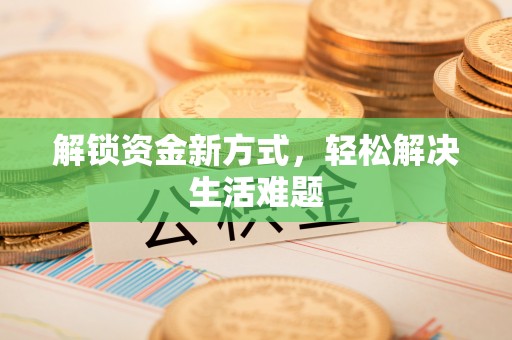 大渡口解锁资金新方式，轻松解决生活难题