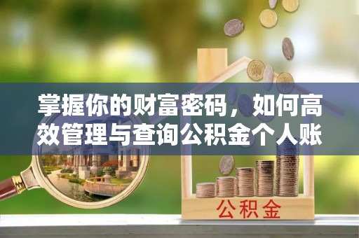 大渡口掌握你的财富密码，如何高效管理与查询公积金个人账户信息
