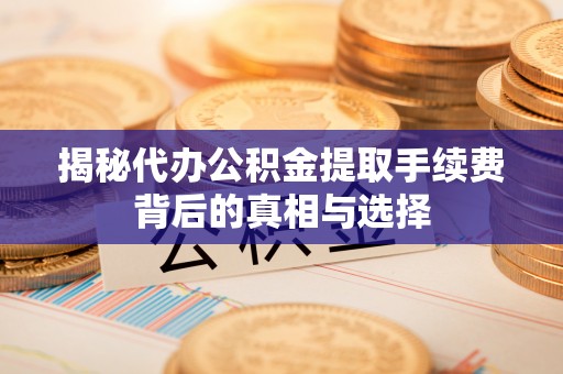 大渡口揭秘代办公积金提取手续费背后的真相与选择