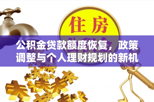 大渡口公积金贷款额度恢复，政策调整与个人理财规划的新机遇