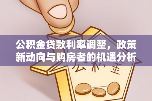 大渡口公积金贷款利率调整，政策新动向与购房者的机遇分析