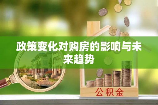 大渡口政策变化对购房的影响与未来趋势