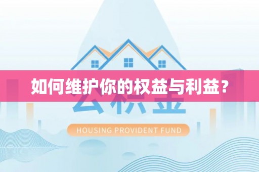 大渡口如何维护你的权益与利益？