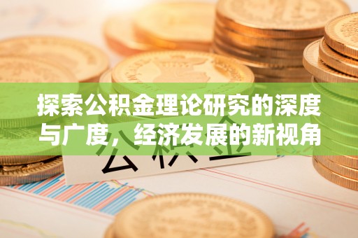 大渡口探索公积金理论研究的深度与广度，经济发展的新视角