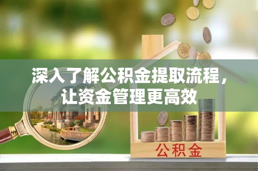 大渡口深入了解公积金提取流程，让资金管理更高效