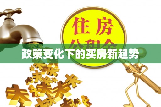 大渡口政策变化下的买房新趋势
