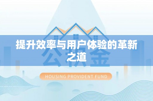 大渡口提升效率与用户体验的革新之道