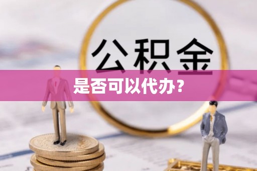 大渡口是否可以代办？