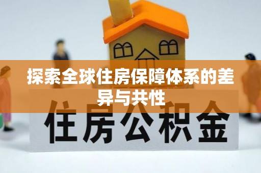 大渡口探索全球住房保障体系的差异与共性
