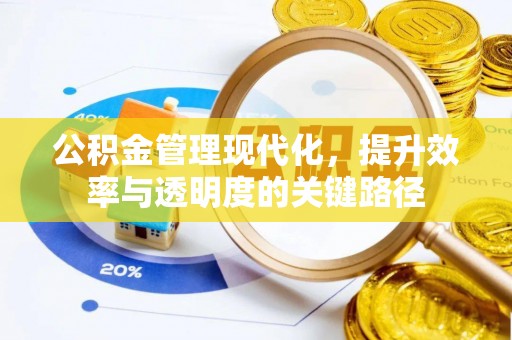 大渡口公积金管理现代化，提升效率与透明度的关键路径