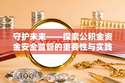 大渡口守护未来——探索公积金资金安全监管的重要性与实践路径