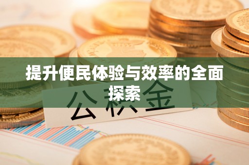 大渡口提升便民体验与效率的全面探索