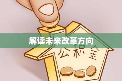 大渡口解读未来改革方向